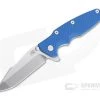 Hinderer Eklipse 3.5" Harpoon Spanto Stonewashed 20CV Blue G10 Tri-Way Flipper 1183 -Outlet Flippers Store 1183 1 1