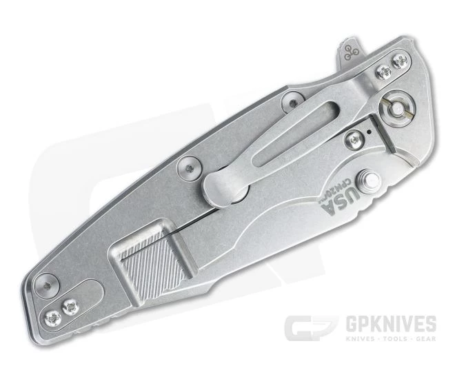 Hinderer Eklipse 3.5" Harpoon Spanto Stonewashed 20CV Blue G10 Tri-Way Flipper 1183 4 Hinderer Eklipse 3.5" Harpoon Spanto Stonewashed 20CV Blue G10 Tri-Way Flipper 1183 - Image 2