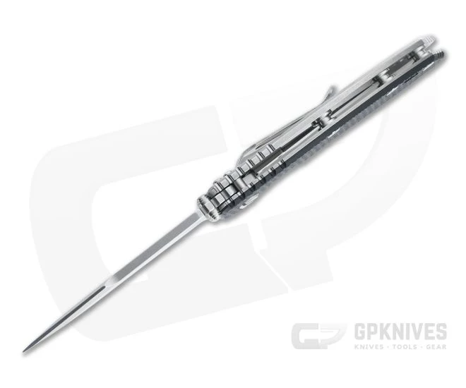 Hinderer XM-18 3.5" Skinny Harpoon Spanto Stonewashed 20CV Black G10 Tri-Way Flipper 1191 5 Hinderer XM-18 3.5" Skinny Harpoon Spanto Stonewashed 20CV Black G10 Tri-Way Flipper 1191 - Image 3