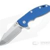 Hinderer XM-18 3.5" Skinny Harpoon Spanto Stonewashed 20CV Blue G10 Bronze Tri-Way Flipper 1195