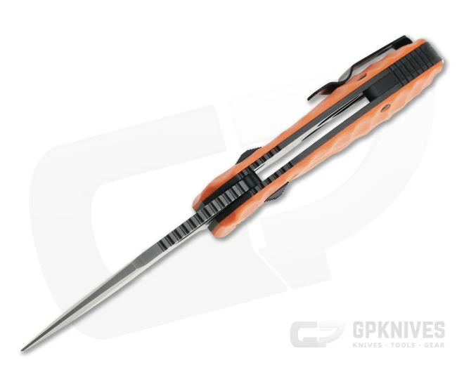 SOG Kiku XR LTE Graphite XHP Orange G10 XR Lock Flipper 12-27-03-57 5 SOG Kiku XR LTE Graphite XHP Orange G10 XR Lock Flipper 12-27-03-57 - Image 3