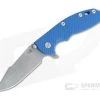 Hinderer XM-18 3.5" Skinny Harpoon Spanto Working Finish 20CV Blue G10 Battle Bronze Tri-Way Flipper 1207 -Outlet Flippers Store 1207 1 1