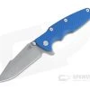 Hinderer Eklipse 3.5" Harpoon Spanto Working Finish 20CV Blue G10 Battle Bronze Tri-Way Flipper 1210 -Outlet Flippers Store 1210 1 2