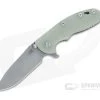 Hinderer Knives XM-18 3.5" Slicer Working Finish 20CV Translucent G10 Battle Bronze Ti Tri-Way Flipper 1216 -Outlet Flippers Store 1216 1 2