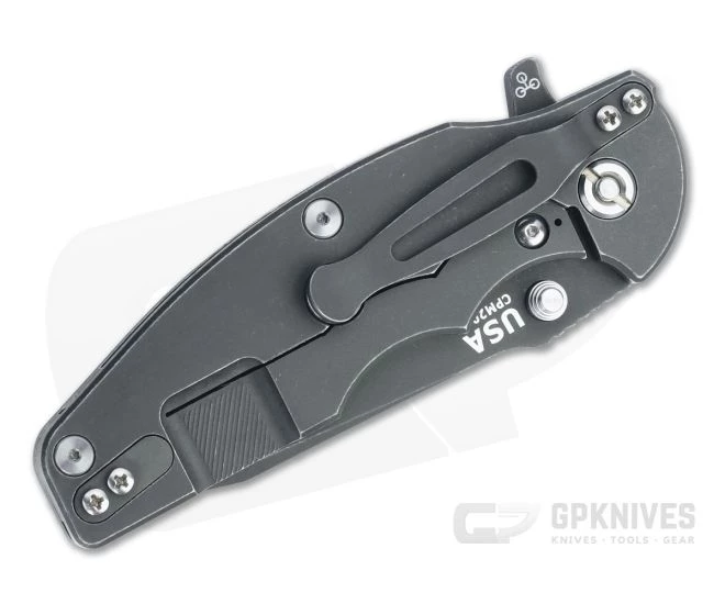 Hinderer Jurassic Spear Point Battle Black DLC 20CV Translucent G10 Tri-Way Flipper 1250 4 Hinderer Jurassic Spear Point Battle Black DLC 20CV Translucent G10 Tri-Way Flipper 1250 - Image 2