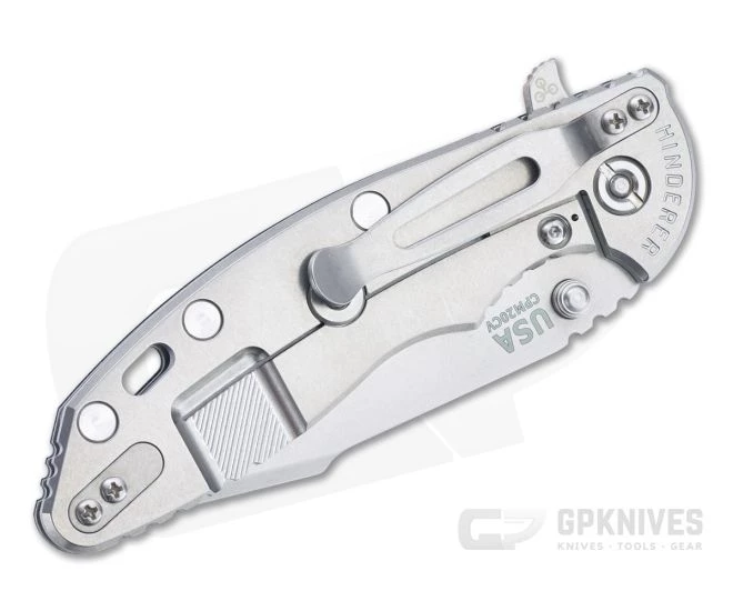 Hinderer XM-18 3.5" Skinny Harpoon Spanto 20CV Blue/Black G10 Stonewashed Tri-Way Flipper 1268 4 Hinderer XM-18 3.5" Skinny Harpoon Spanto 20CV Blue/Black G10 Stonewashed Tri-Way Flipper 1268 - Image 2