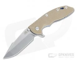 Hinderer XM-18 3.5" Skinny Harpoon Spanto 20CV Coyote G10 Stonewashed Blue Tri-Way Flipper 1272