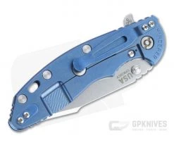 Hinderer XM-18 3.5" Skinny Harpoon Spanto 20CV Blue/Black G10 Stonewashed Blue Tri-Way Flipper 1273 6 Hinderer XM-18 3.5" Skinny Harpoon Spanto 20CV Blue/Black G10 Stonewashed Blue Tri-Way Flipper 1273 -Outlet Flippers Store 1273 2