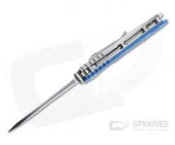 Hinderer XM-18 3.5" Recurve 20CV Blue G10 Stonewashed Tri-Way Flipper 1283 -Outlet Flippers Store 1283 3