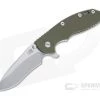 Hinderer XM-18 3.5" Recurve 20CV OD Green G10 Stonewashed Tri-Way Flipper 1284 -Outlet Flippers Store 1284 1 1