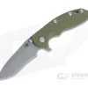 Hinderer XM-18 3.5" Recurve 20CV OD Green G10 Working Finish Tri-Way Flipper 1294 -Outlet Flippers Store 1294 1 1