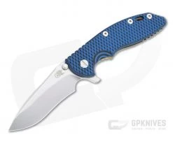 Hinderer XM-18 3.5" Recurve 20CV Blue/Black G10 Stonewashed Bronze Tri-Way Flipper 1296