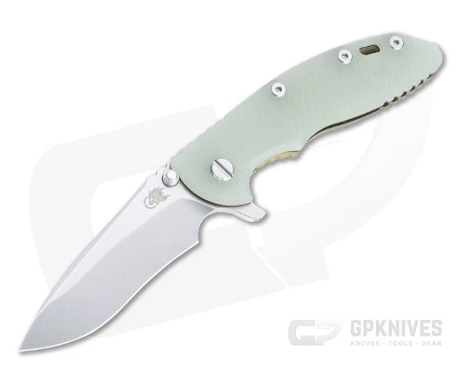 Hinderer XM-18 3.5" Recurve 20CV Jade G10 Stonewashed Bronze Tri-Way Flipper 1307 3 Hinderer XM-18 3.5" Recurve 20CV Jade G10 Stonewashed Bronze Tri-Way Flipper 1307