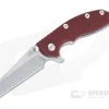 Hinderer XM-18 3" Wharncliffe 20CV Red G10 Stonewashed Blue Tri-Way Pivot Flipper 1309