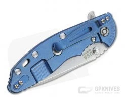 Hinderer XM-18 3.5" Recurve 20CV Jade G10 Stonewashed Blue Tri-Way Flipper 1321 -Outlet Flippers Store 1321 2 1