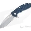 Hinderer XM-18 3.5" Recurve 20CV Blue/Black G10 Stonewashed Blue Tri-Way Flipper 1322 -Outlet Flippers Store 1322 1 1