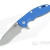 Hinderer XM-18 3.5" Recurve 20CV Blue G10 Battle Bronze Tri-Way Flipper 1323 -Outlet Flippers Store 1323 1 1
