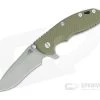 Hinderer XM-18 3.5" Recurve 20CV OD Green G10 Battle Bronze Tri-Way Flipper 1324 -Outlet Flippers Store 1324 1 2