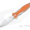 Hinderer Maximus Flipper Bayonet Stonewashed 20CV Orange G10 Tri-Way Folder 1351 -Outlet Flippers Store 1351 1 2