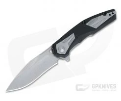 Kershaw Tremolo Stonewashed Recurve Black GFN Assisted Liner Lock Flipper 1390