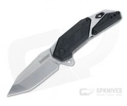 Kershaw Jetpack Stonewashed Tanto Black GFN Assisted Liner Lock Flipper 1401