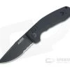 SOG TAC AU Blackout Serrated D2 AU-XR Lock Automatic Folder 15-38-02-57