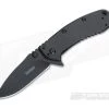 Kershaw Cryo II Black Hinderer Assisted Flipper 1556BLK 1 Kershaw Cryo II Black Hinderer Assisted Flipper 1556BLK -Outlet Flippers Store 1556blk 1