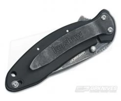 Kershaw Scallion Damascus Assisted Flipper Black DLC 1620DAMCKT -Outlet Flippers Store 1620damckt 2
