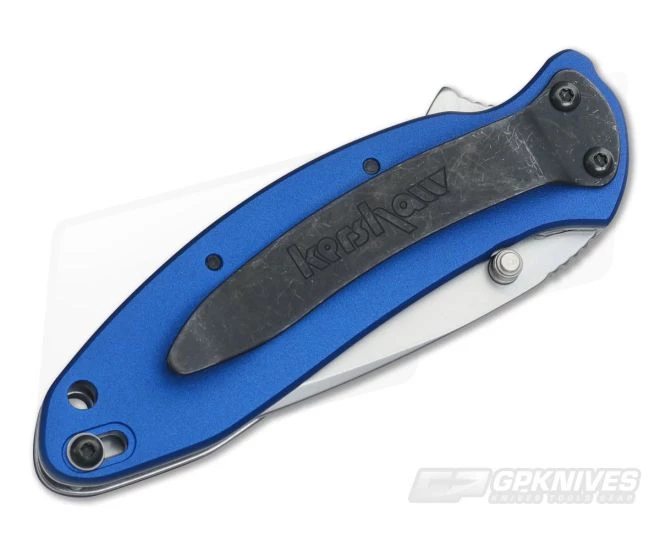 Kershaw Scallion Navy Blue Assisted Flipper 1620NB 4 Kershaw Scallion Navy Blue Assisted Flipper 1620NB - Image 2