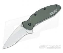 Kershaw Scallion Olive Drab Assisted Flipper 1620OL