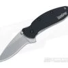 Kershaw Scallion Stonewash Black Handle 1620SWBLK -Outlet Flippers Store 1620swblk