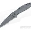 Kershaw Leek BlackWash Assisted Flipper 1660BLKW