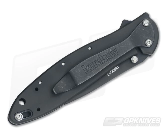 Kershaw Leek Black Assisted Flipper 1660CKT 4 Kershaw Leek Black Assisted Flipper 1660CKT - Image 2