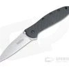 Kershaw Knives Leek Glow In The Dark GITD Carbon Fiber Stonewashed CPM-154 1660GLCF -Outlet Flippers Store 1660glcf