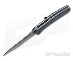 Kershaw Link Part Serrated Aluminum Blackwash USA Flipper -Outlet Flippers Store 1776grybwst 3