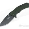 Kershaw Knockout Olive Handle Black Blade 1870OLBLK -Outlet Flippers Store 1870olblk 1