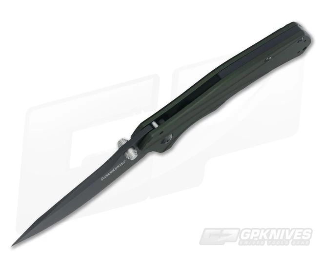 Kershaw Knockout Olive Handle Black Blade 1870OLBLK 5 Kershaw Knockout Olive Handle Black Blade 1870OLBLK - Image 3