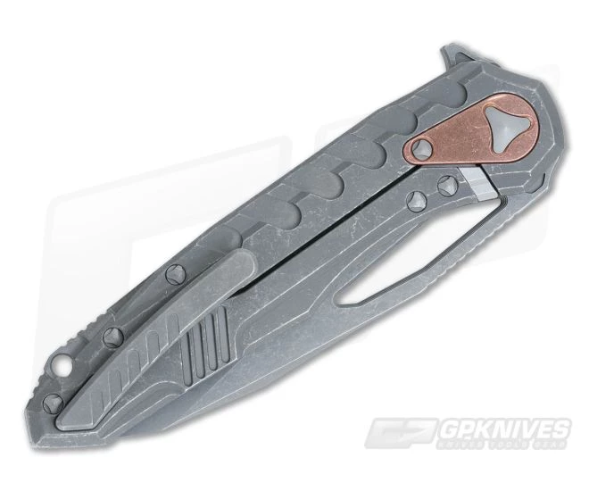 Microtech Sigil MK6 Flipper Apocalyptic Titanium Elmax 4 Microtech Sigil MK6 Flipper Apocalyptic Titanium Elmax - Image 2