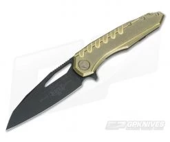 Microtech Brass Sigil MK6 Flipper Bronzed Titanium DLC M390