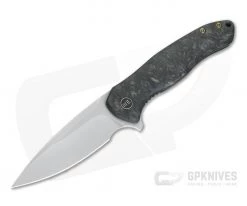 WE Knives Kitefin Marbled Carbon Fiber S35VN Black Titanium Frame Lock Flipper 2001A