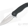 WE Knives Kitefin Satin S35VN Black Titanium Frame Lock Flipper 2001G -Outlet Flippers Store 2001g