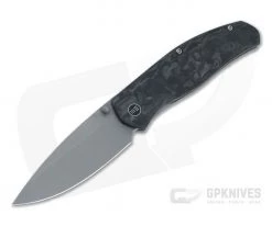 WE Knives Esprit Laconico Gray Stonewashed 20CV Marble Carbon Fiber Titanium Frame Lock 20025A-A