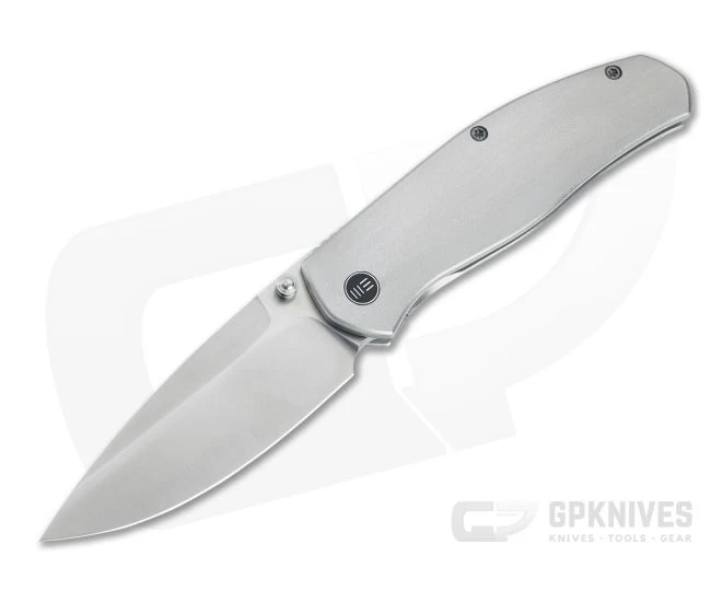 WE Knives Esprit Laconico Satin 20CV Orange Peel Titanium Frame Lock Folder 20025B-A 3 WE Knives Esprit Laconico Satin 20CV Orange Peel Titanium Frame Lock Folder 20025B-A