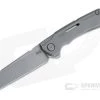 WE Knives 2003A Mini Buster Wharncliffe Polished Bead Blast 20CV Matte Gray Titanium Frame Lock Flipper -Outlet Flippers Store 2003a 1 2