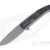 WE Knives Smooth Sentinel Gray Stonewashed 20CV Marbled Carbon Fiber Inlaid Flipper WE20043-1 -Outlet Flippers Store 20043 1 1