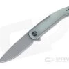 WE Knives Smooth Sentinel Gray Stonewashed 20CV Natural G10 Inlaid Flipper WE20043-2 -Outlet Flippers Store 20043 2 1