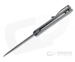 WE Knives Primoris Gray Stonewashed 20CV Gray Titanium Frame Lock Flipper WE20047A-1 -Outlet Flippers Store 20047a 1 3