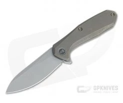 WE Knives 2005A Mote Ostap Hel Bronze Titanium Gray Stonewashed S35VN Flipper