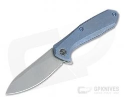 WE Knives 2005B Mote Ostap Hel Blue Titanium Gray Stonewashed S35VN Flipper