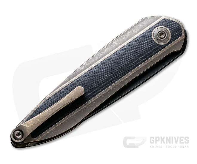 WE Knives 2010C Black Void Opus Black Stonewashed 20CV G10 Bronze Titanium Front Flipper 4 WE Knives 2010C Black Void Opus Black Stonewashed 20CV G10 Bronze Titanium Front Flipper - Image 2